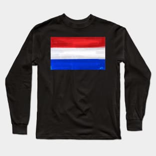 Netherland Flag Long Sleeve T-Shirt